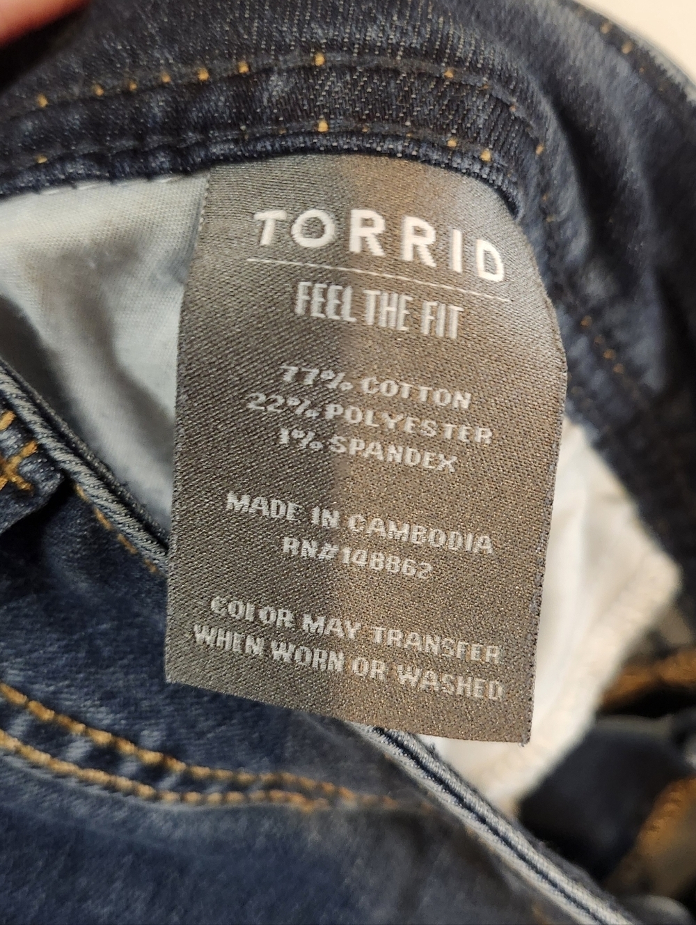 Torrid Denim Slim Luxe Bootcut Jeans Size 12 Regular Hippy Boho Chic Casual Wear - Picture 8 of 8